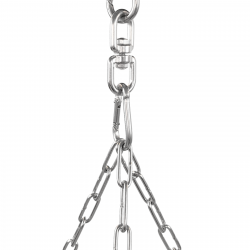 Juego de cadenas DAMASTOS Ø80cm con giratorio de cadena para parrilla