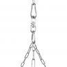 DAMASTOS Ø70cm chain set incl. chain swivel and adjusting chain for grill grate