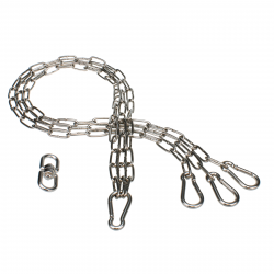 DAMASTOS Ø80cm chain set incl. chain swivel for grill grate