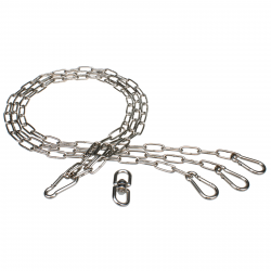 DAMASTOS Ø90cm chain set incl. chain swivel for grill grate