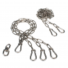 DAMASTOS Ø50cm chain set incl. chain swivel and adjusting chain for grill grate