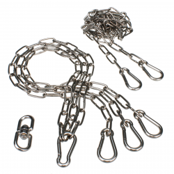 DAMASTOS Ø60cm chain set incl. chain swivel and adjusting chain for grill grate