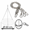 Set catena DAMASTOS Ø60 cm comprensivo di catena girevole per griglia