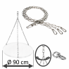 DAMASTOS Ø90cm chain set incl. chain swivel for grill grate