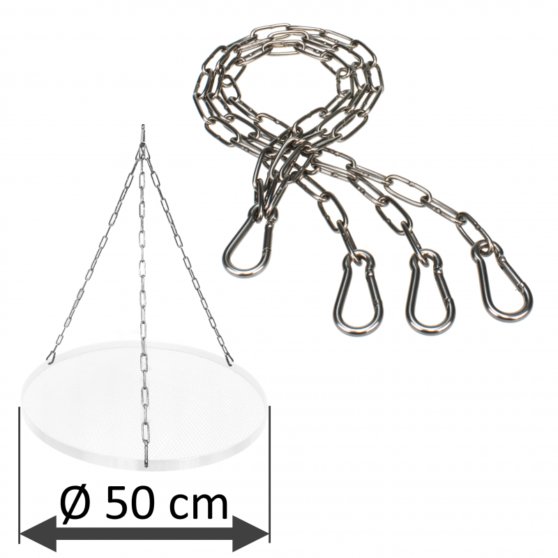 Juego de cadenas DAMASTOS Ø50cm para parrilla grill