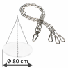 Juego de cadenas DAMASTOS Ø80cm para parrilla grill