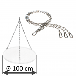 Juego de cadenas DAMASTOS Ø100cm para parrilla grill