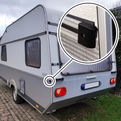 Endekappe til campingvognsrørliste, der passer til KIP